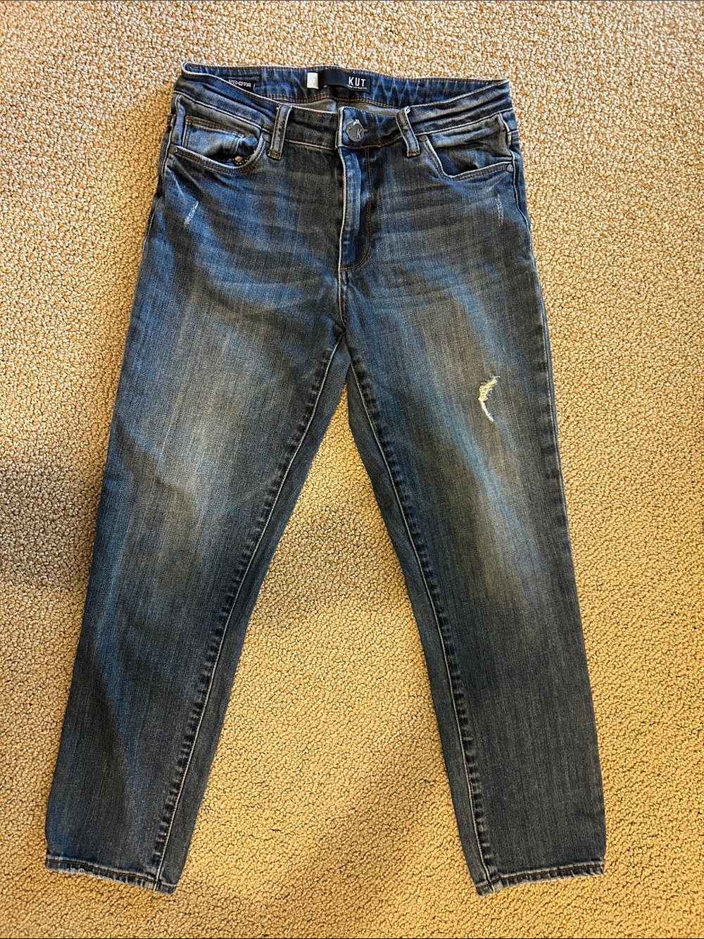 Kut from the Kloth Reese High Rise Ankle Straight Jeans